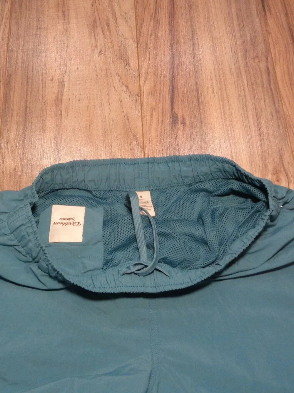 Caribbean Roundtree & Yorke / Size Small / Teal / New Men's Swim Trunks Shorts